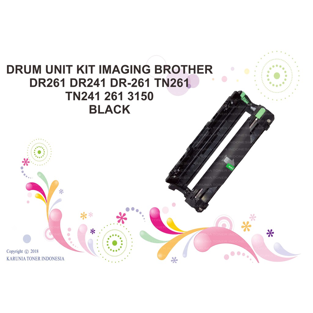 DRUM UNIT KIT IMAGING BROTHER DR261 DR241 DR-261 TN261 TN241 261 3150 C M Y K