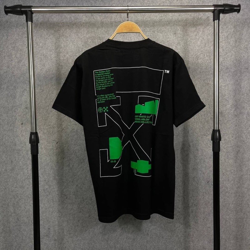 BAJU | KAOS OFF WHITE THE GOLDEN RATIO 1:1 MIROR ORIGINAL ~ BISA COD BAYAR DI TEMPAT