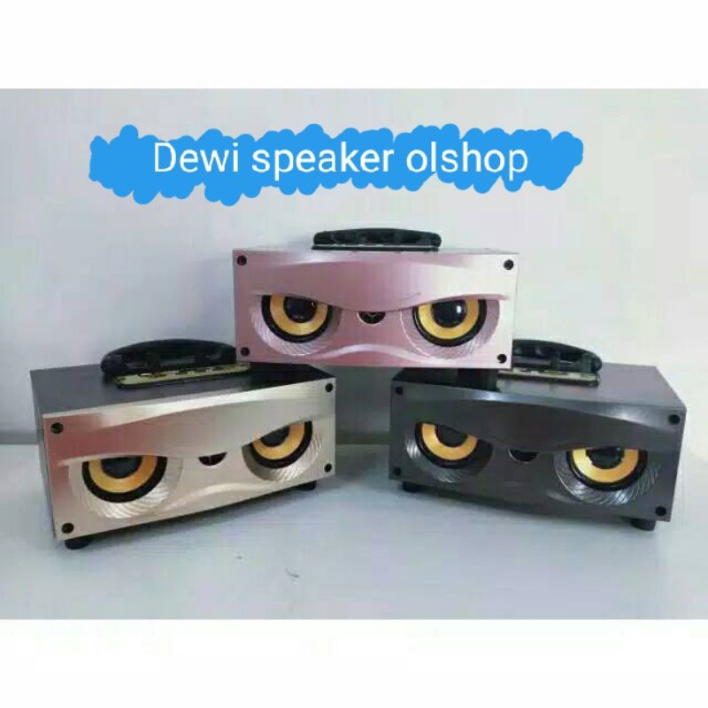 SPEAKER WIRELESS BLUETOOTH FLECO F5 F6 BT RADIO FM/SALON AKTIF PORTABLE SUPER BASS MP3 MOTIF KAYU