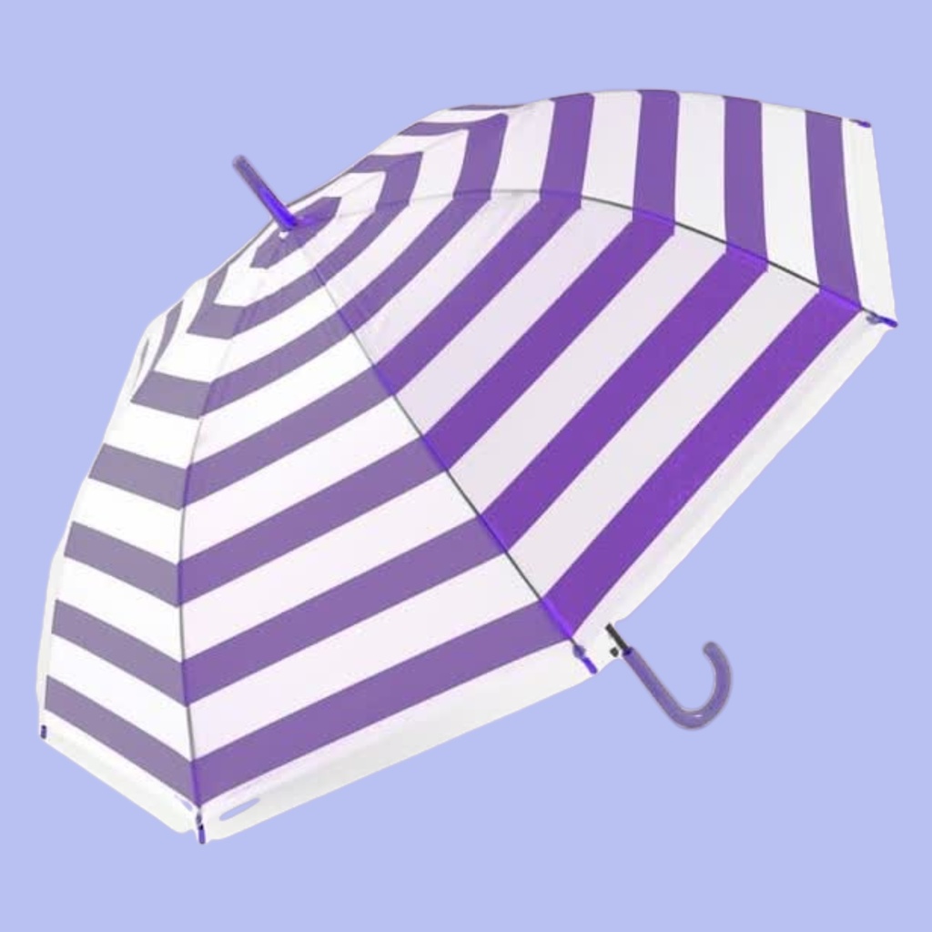 Umbrella Payung Tongkat Motif Garis Garis Unik Lucu Umbrella Murah Berkualitas Ke152