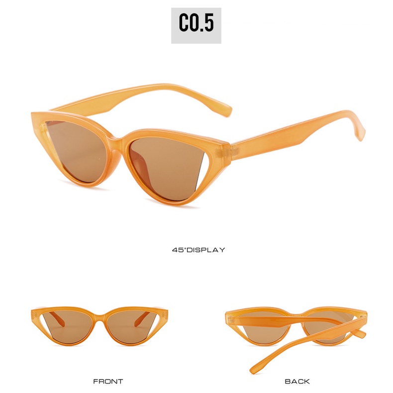 Kacamata Hitam Uv Model Mata Kucing Gaya Retro Eropa Amerika Untuk Pria Dan Wanita