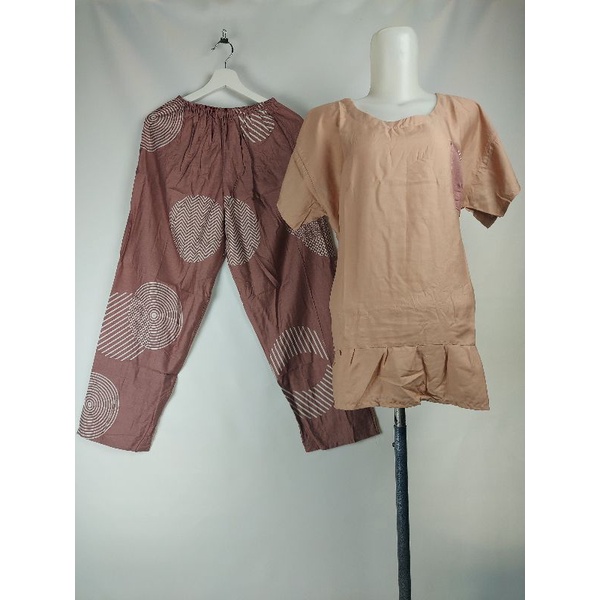 SETCEL JUMBO REMPEL XXL/SETELAN CELANA PANJANG XXL/SET BABBYDOLL XXL/PIYAMA XXL/BAJU TIDUR-G35