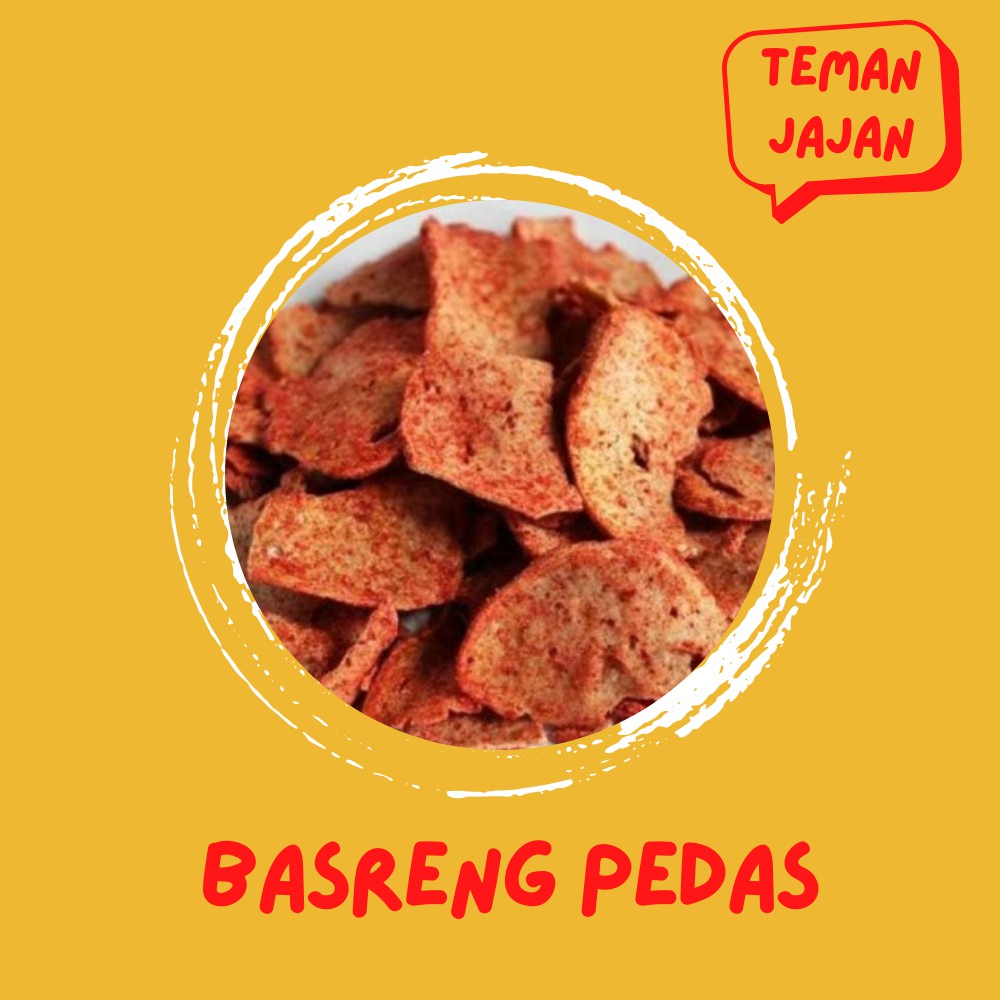 

temanjajan_ Cemilan Snack Renyah Basreng Pedas Spesial 250gr