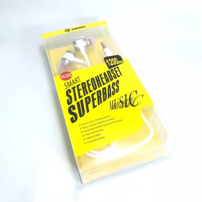 PAPADA PA200 SMART STEREOHEADSET SUPERBASS / PAPADA PA200 ORIGINAL