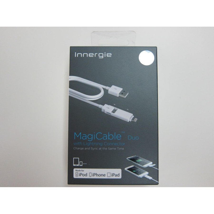 Innergie MagiCable Duo with Lightning Connector 2-in-1 USB Charging