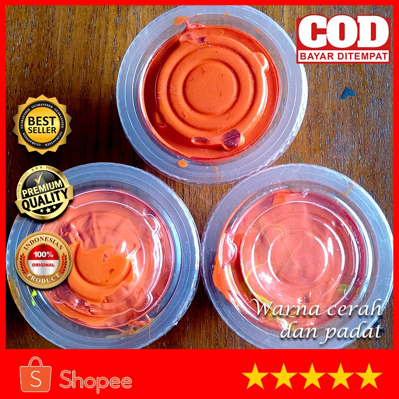 

CAT UNTUK LAYANGAN WARNA ORANGE / CAT CEMANI TOKA ORIGINAL WARNA ORANGE / TINTA LAYANGAN / TINTA OFFSET / TINTA SABLON LAYANGAN / TINTA DESAIN GRAFIS / TINTA KERTAS / KEMASAN CUP 50 GRAM //