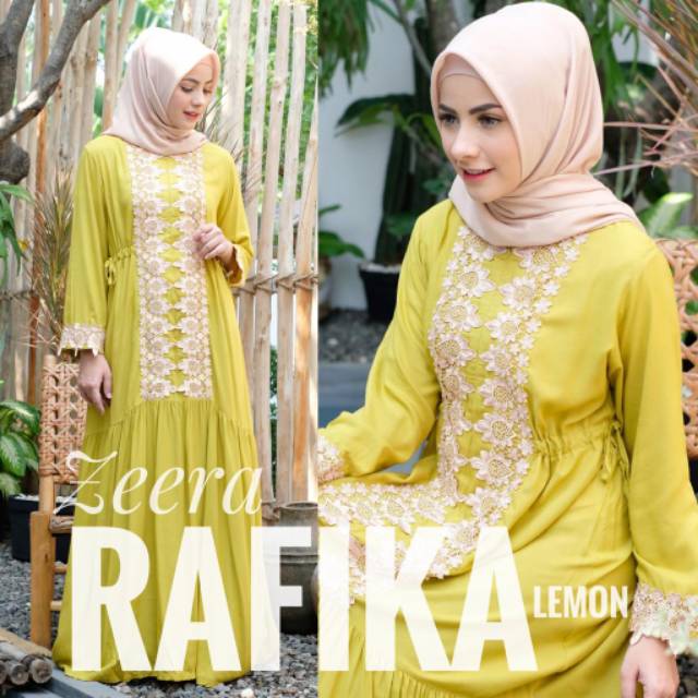 Daster arab ZEERA RAFIKA Clasic Dress Rayon Busui Original