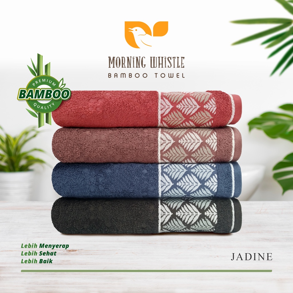 MWB Handuk Mandi Dewasa Morning Whistle Bamboo JADINE / Handuk Mandi / Handuk Dewasa 70 x 135 cm