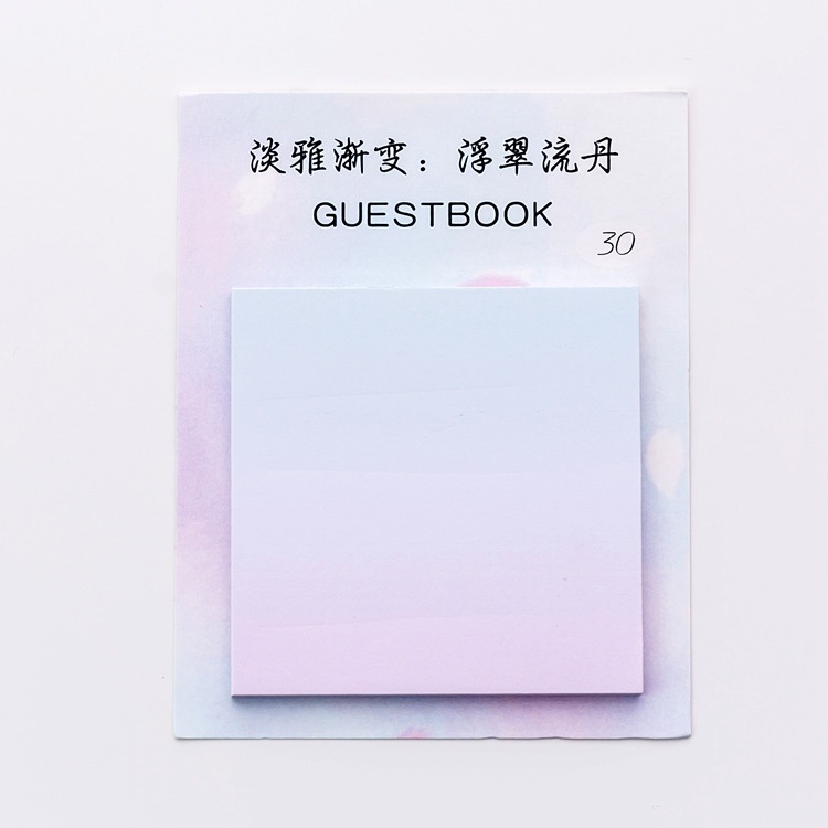 Sticky Note Lucu Post It Note Memo Kertas Tempel Note Tempel Sticky Notes Transparan Galaxy Gradient Gradasi Planet Scrapbook Jurnal Label Index Catatan Sekolah Kantor Office Deco Cute Lucu Imut-Gradient 2