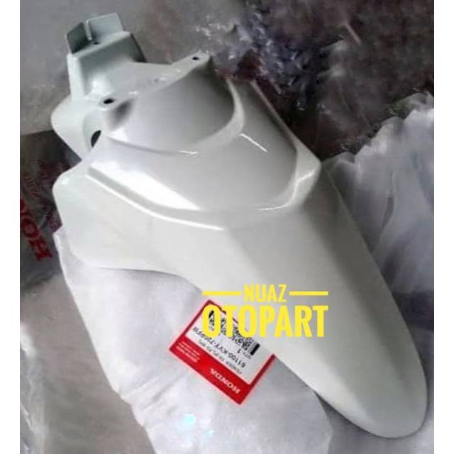 Fender Front Spakbor Slebor Depan Beat Karbu Lama 2008 - 2012 Putih White 61100KVY720PFW Orisinill