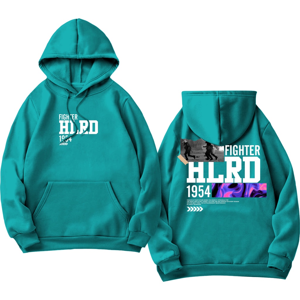 Holyrider Jumper Hoodie Fighter 1954 II Sweater Hoodie HLRD Sablon DTF Fleece Cotton II SIZE M-XXL (Pria &amp; Wanita) Free stiker&amp;Gantungan Kunci