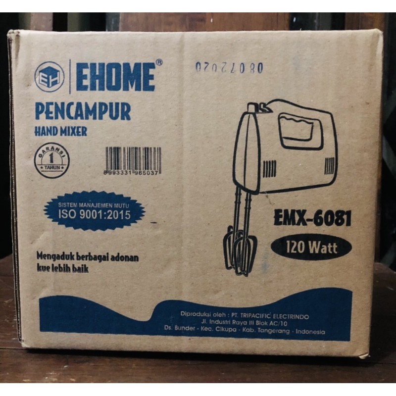 EHOME Hand Mixer EMX-6081 Pencampur Adonan