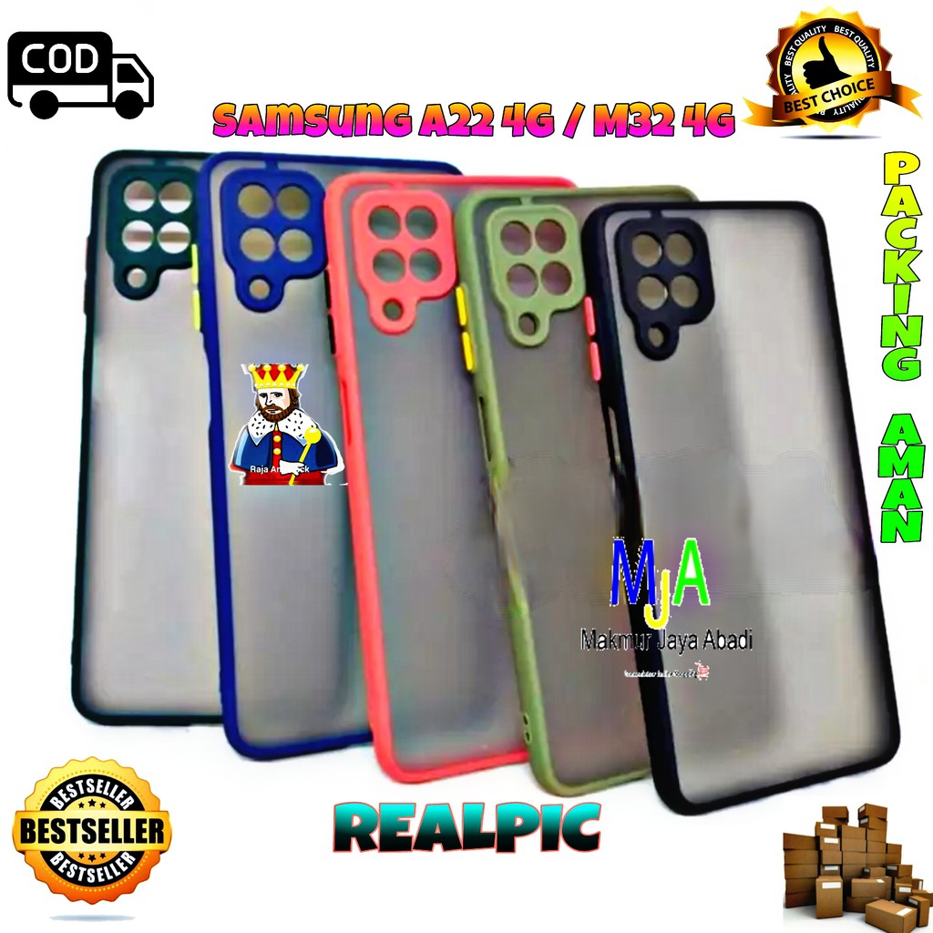 SOFTCASE SAMSUNG GALAXY A22 4G / M32 4G - CASE MATTE FULL COLOUR MY CHOICE BUMPER CASE PELINDUNG KAMERA