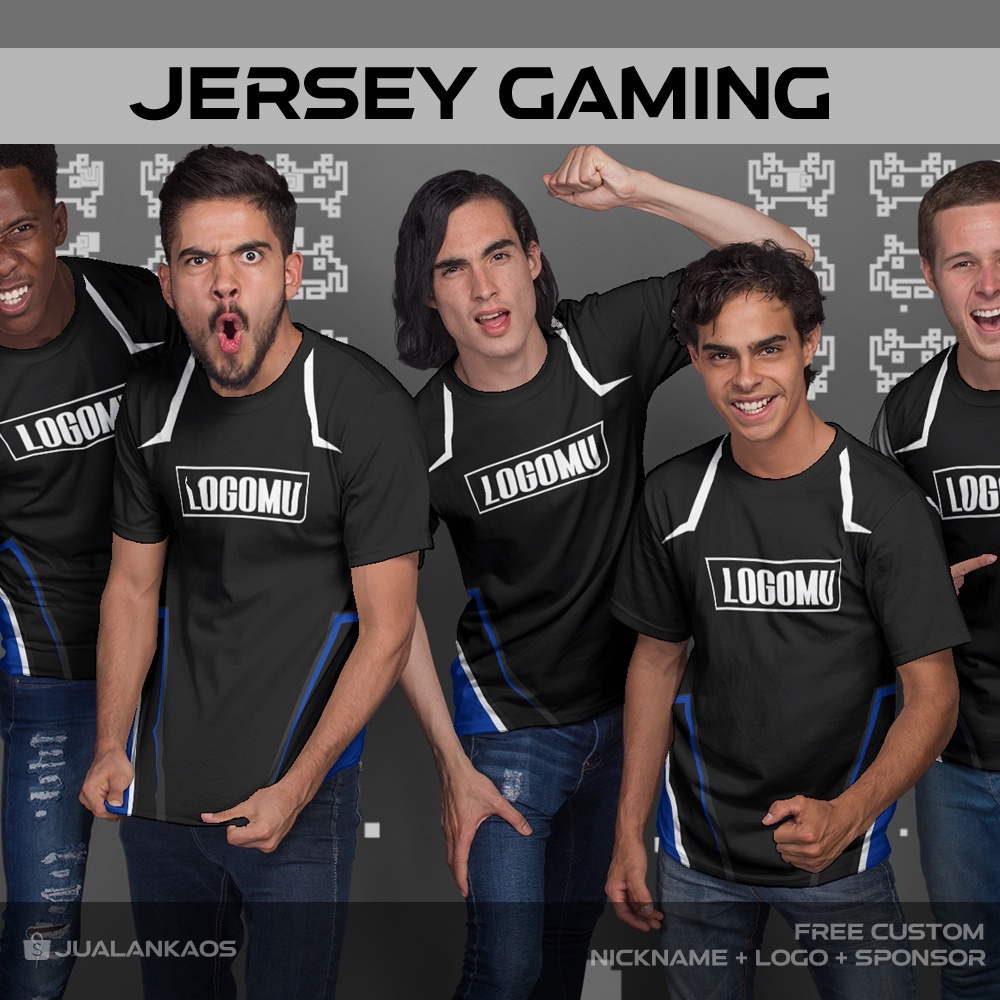 Baju Kaos Jersey Gaming ESports 856 Printing Custom