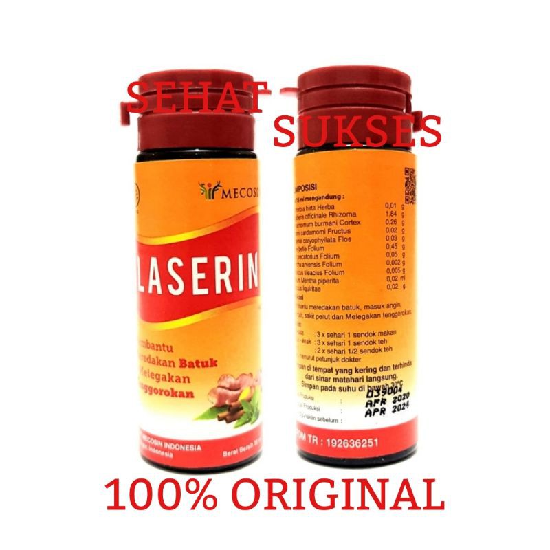 LASERIN SIRUP 30ML (KECIL) - OBAT BATUK