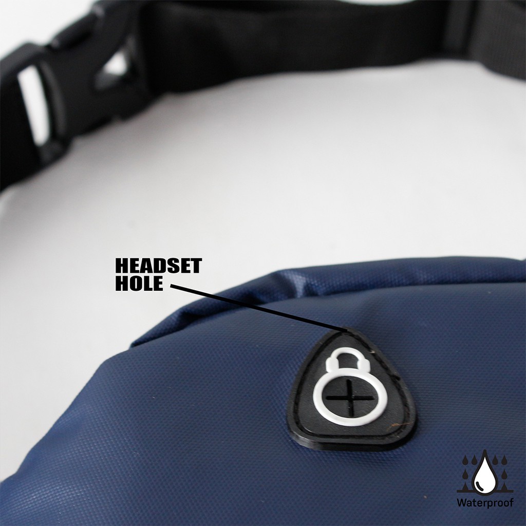 Waistbag selempang elbrus pria waterproof two face bolak balik