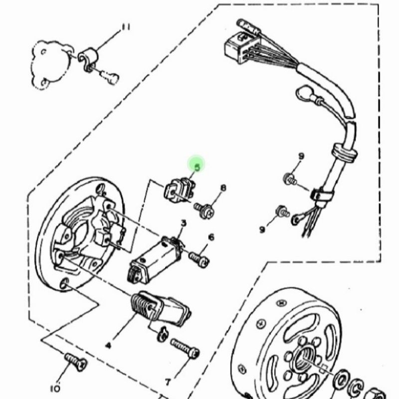 COIL PULSER ASSY RX KING ORI YGP RXKING RX-KING FULSER SPUL GULUNGAN PULSER