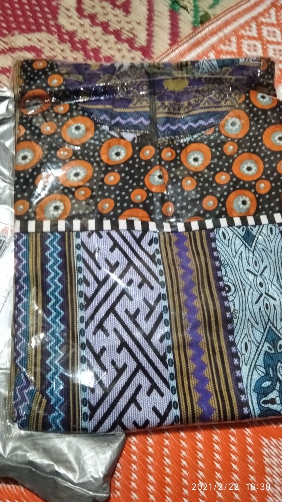 Atasan Batik Super Big Size Xxxxl Tunik Kantoran Terbaru Jumbo Ld 140