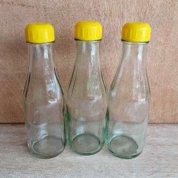 Saos 200ml, Botol kaca 200ml Polos, Botol madu, Botol Saos, Botol isi ulang