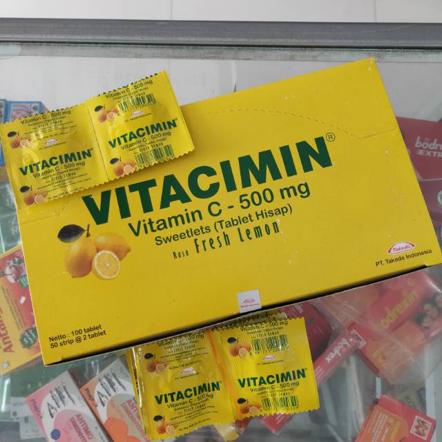 Vitamin C 500mg Vitacimin 1 box
