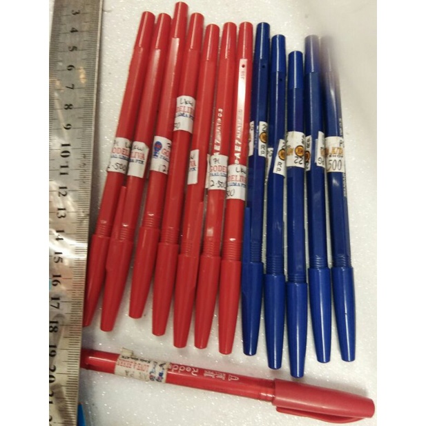 

GROSIR 12 BUAH BONUS 1 ALAT TULIS PEN PULPEN STANDARD STANDAR MERAH BIRU MURAH PTK JKT