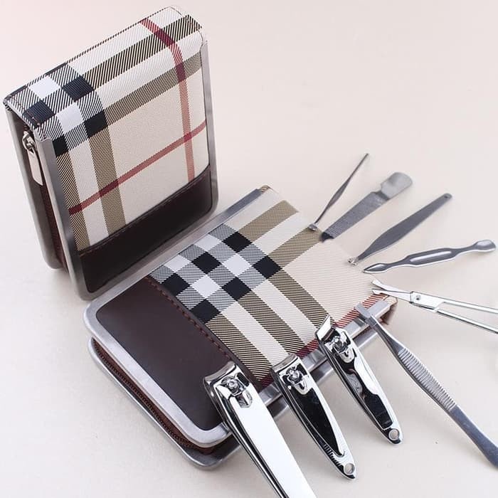 Manicure Pedicure Set Isi 9 Pcs Gunting Kuku 1 Set In 9