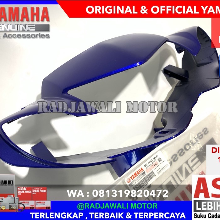 COVER BATOK LAMPU DEPAN VEGA R NEW BIRU ASLI ORIGINAL YAMAHA