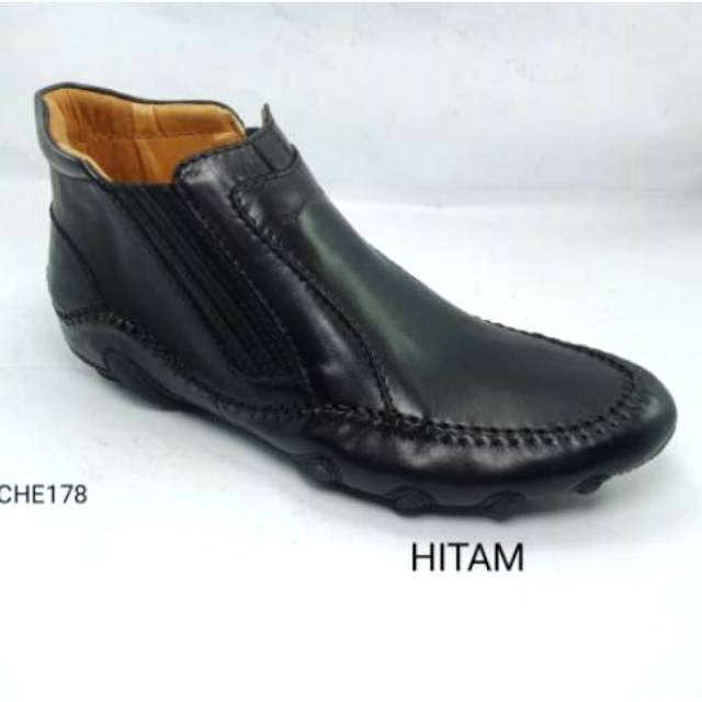 sepatu kulit asli pria justin otto porsche 178