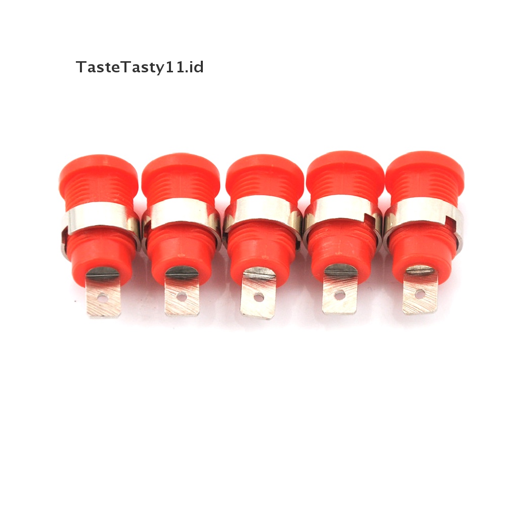 10 Pcs Jack Banana Female Socket Panel Binding Post Ukuran 4mm