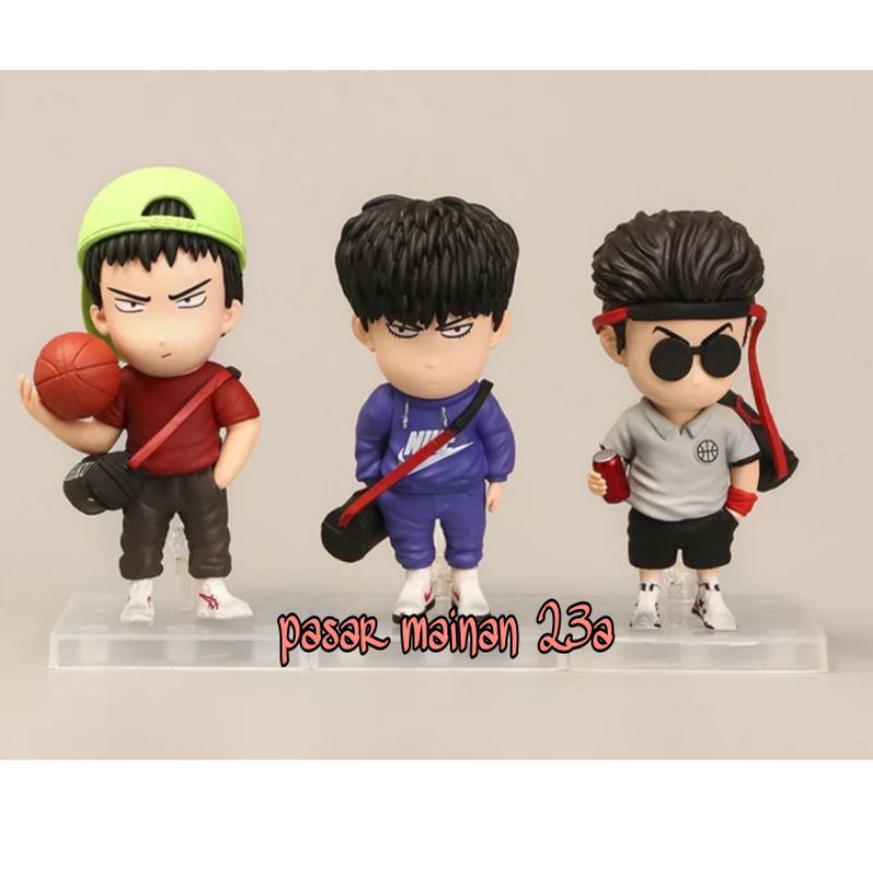 Figure Slam dunk Shohoku 5 karakter Slamdunk set Chibi