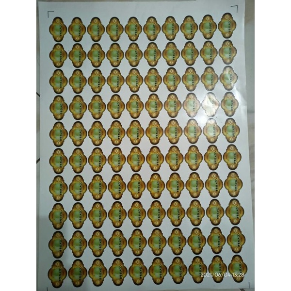 

Cetak Stiker Kromo A3+ Tanpa Cutting