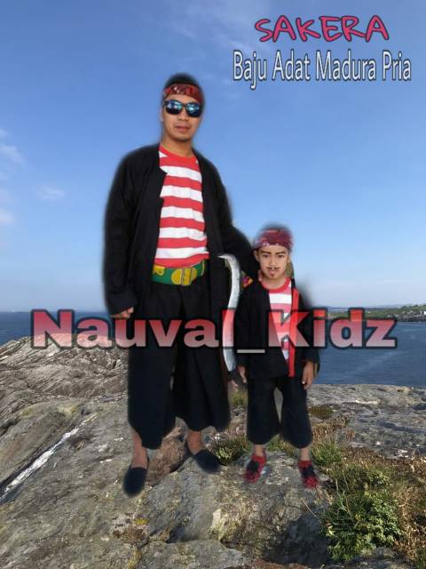 Baju Adat Madura Dewasa / Baju Sakera Dewasa
