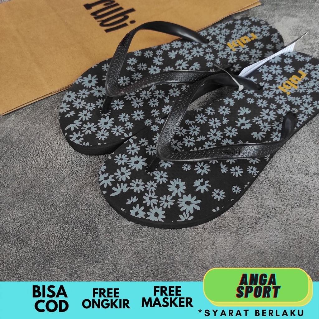 SANDAL JEPIT RUBI WANITA MOTIF FLOWERS ABU SENDAL CEWEK DISTRO FLIP FLOP KASUAL PREMIUM SANDAL PANTAI SANTAI PEREMPUAN REMAJA TERLARIS