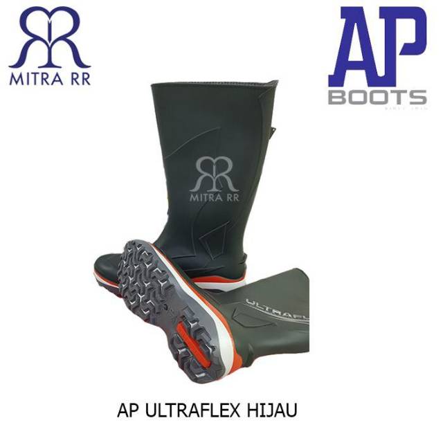 Mitrarr AP TERMURAH AP Bots Ultraflex Grey/ Abu Tua - Sepatu AP Safety Boot Tinggi Panjang AP 2018