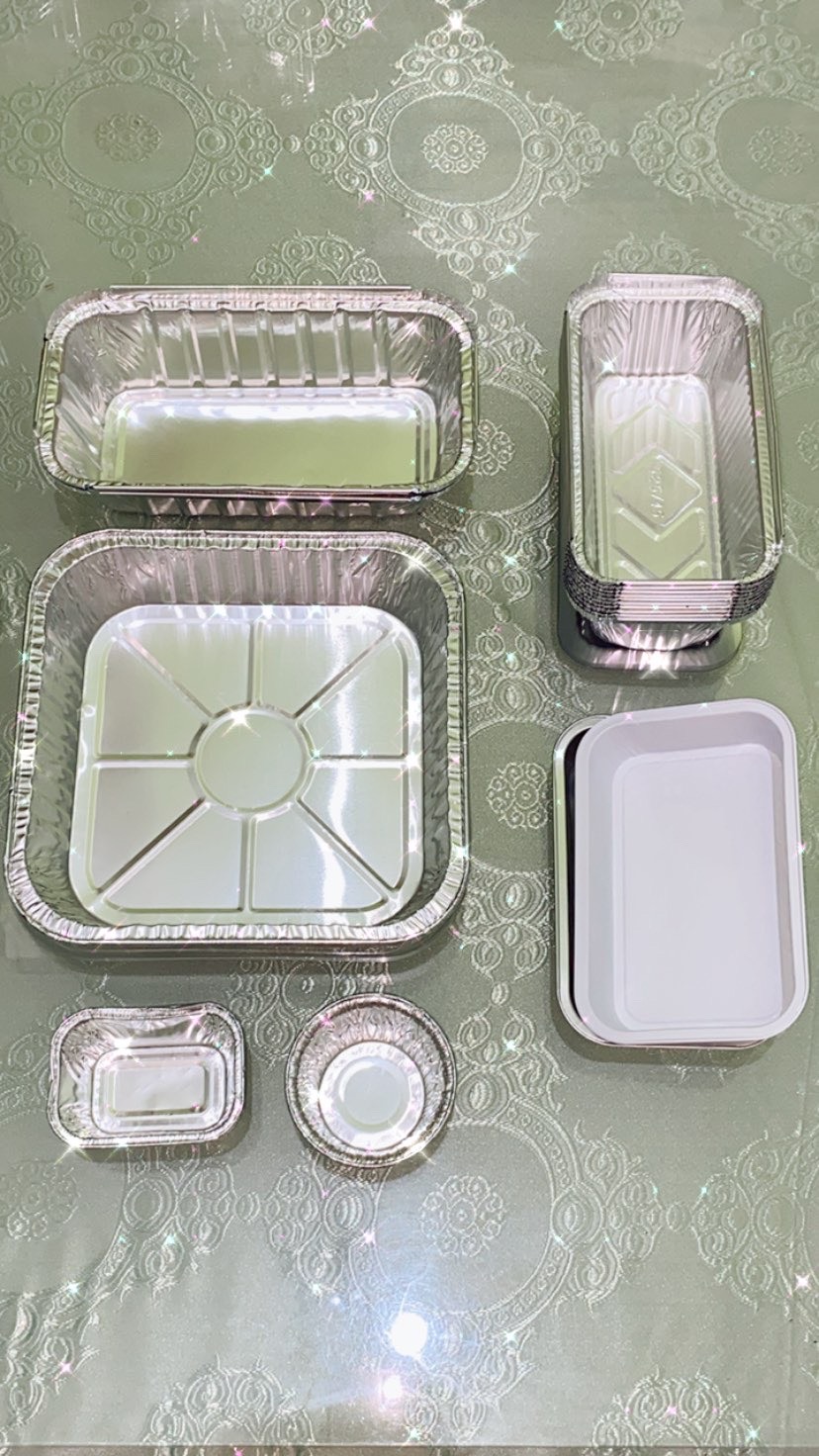 Alumunium Foil Cup Bx1850 + Tutup / Lasagna / Macaroni Schotel