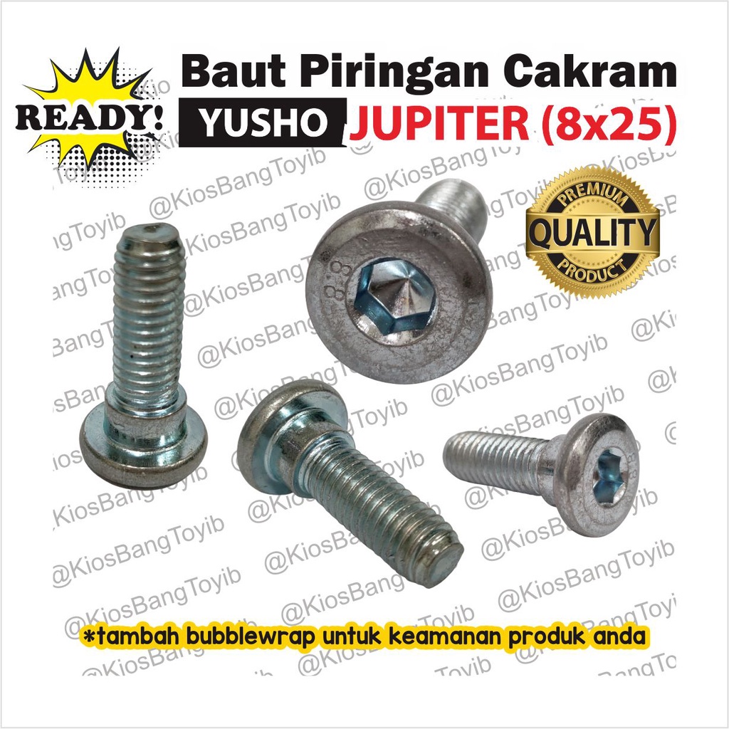 Baut Piringan Cakram Disc (1pc) - Yamaha Jupiter 8x25  (YUSHO)