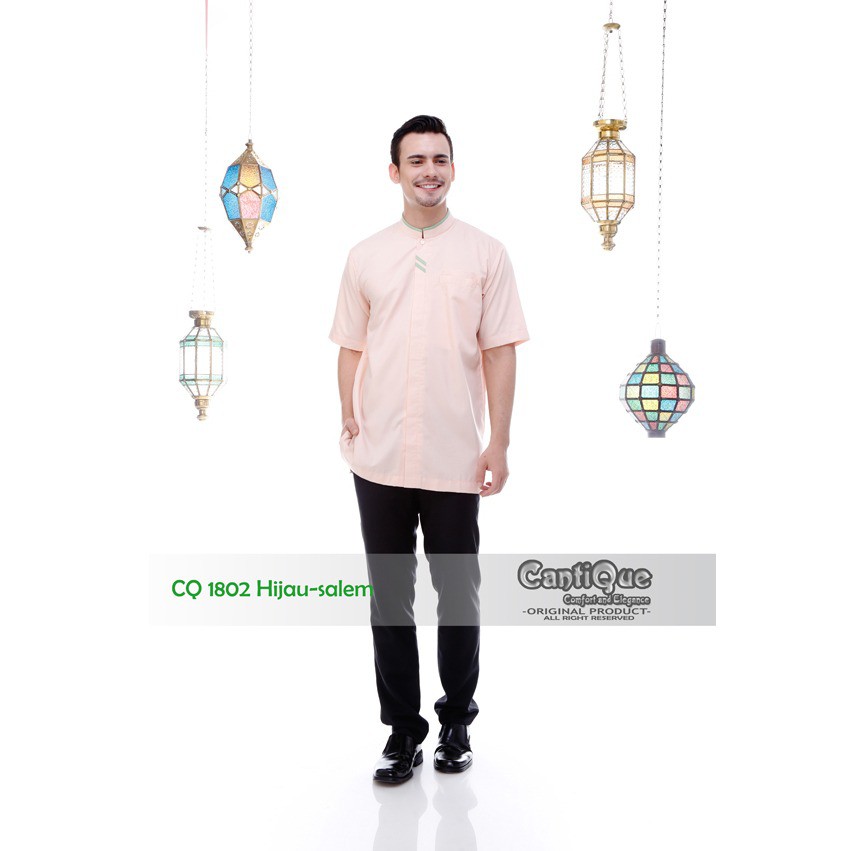 Koko Dewasa Kemeja CQ 1802 Hijau Salem Mewah Nyaman Elegant