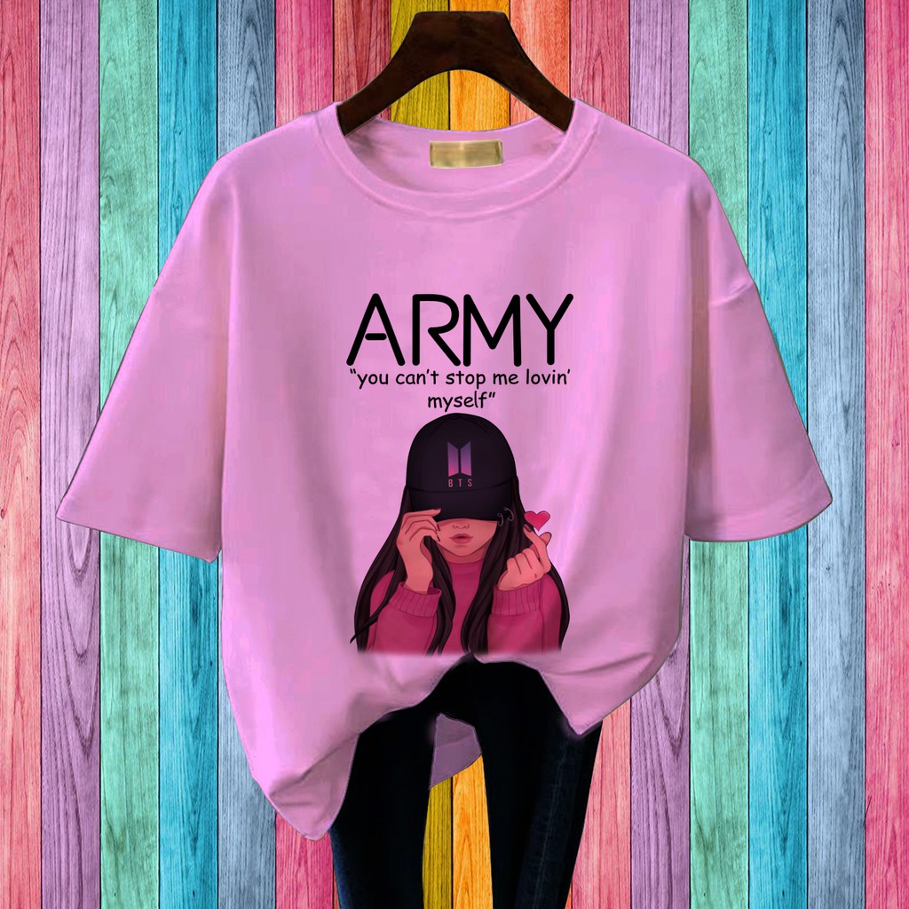 CALVIERO SHOP - KAOS BTS KAOS DYNAMITE KAOS BT21 BAJU KAOS WANITA DEWASA PRINT BTS ARMY CASUAL