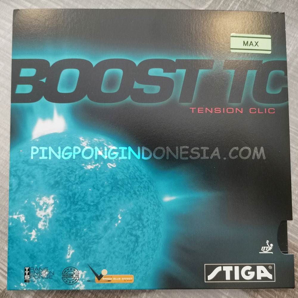 Stiga Boost TC - Rubber Pingpong/Karet Pingpong/Karet Tenis Meja Bat Bet