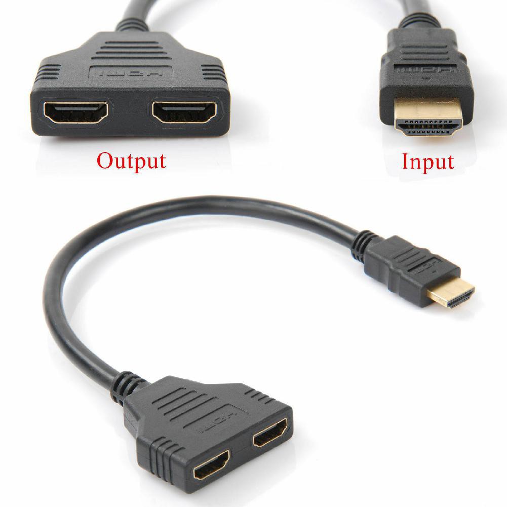 Kabel HDMI Cabang Splitter 2 Port