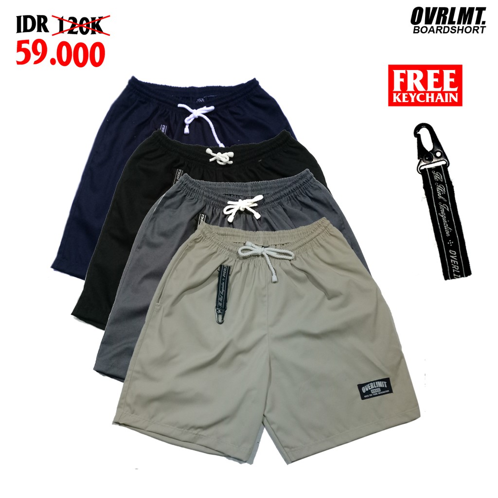 OVERLIMIT BOARDSHORT | Long Pants Celana Panjang | Short Pants Celana Pendek | Celana Bahan Drill | Short PantS Pria Wanita