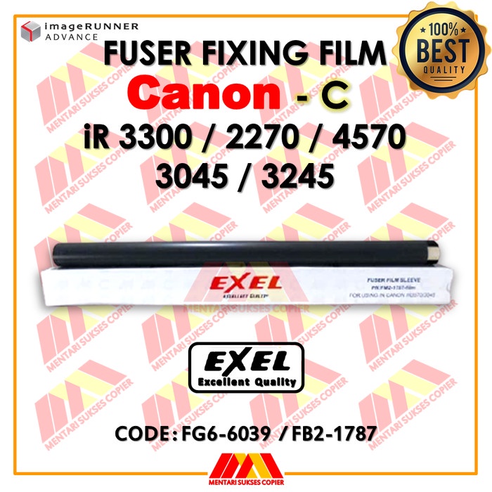 

Limited Fuser Fixing Film C - Canon Ir3300/2270/4570/3045/3245