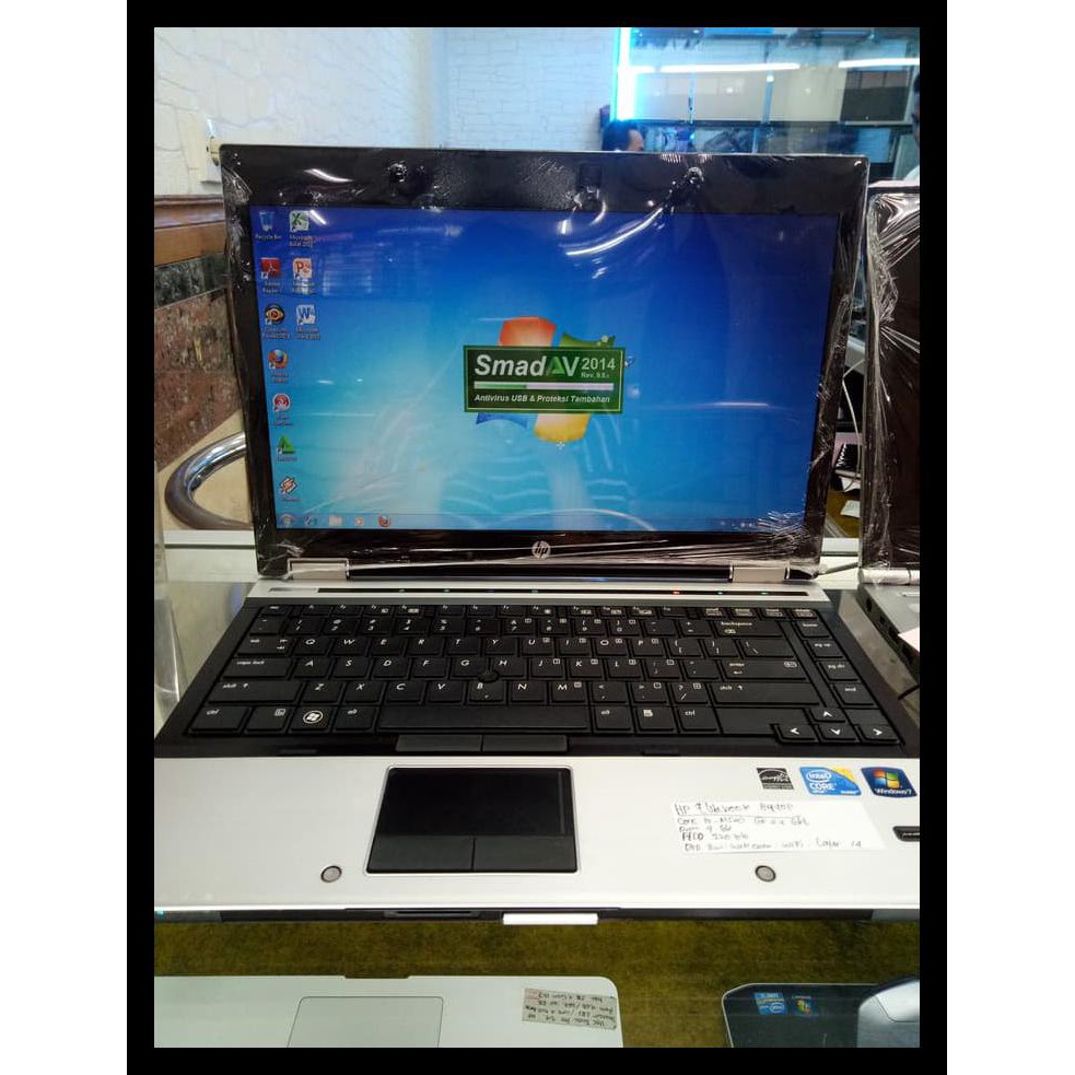 Laptop Second Murah Hp Elitebook 8440P Core I5 Ram 4Gb Hdd 320Gb Terbaru