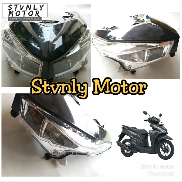 Reflektor Lampu Depan Plus Tameng Vario 125 Dan 150