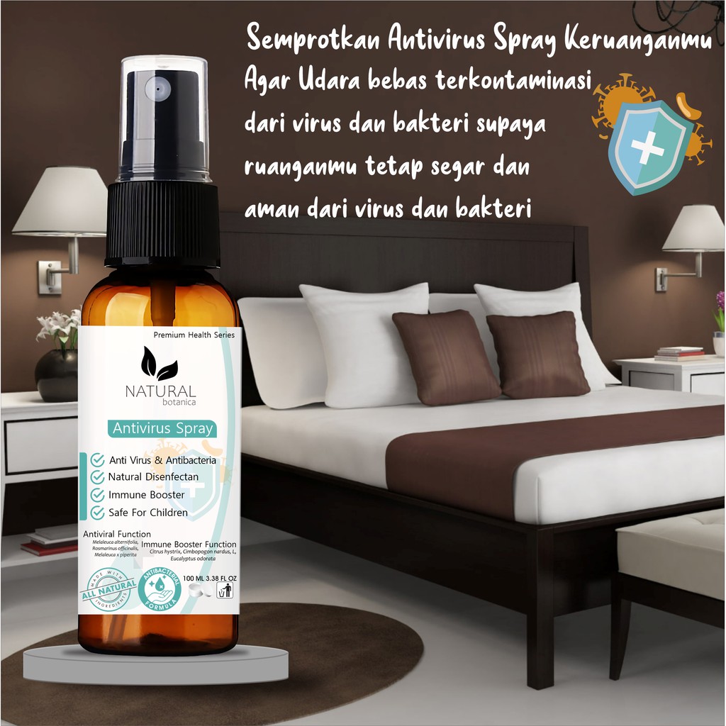 Natural Antivirus Spray - Anti Bakteri - Natural Disinfektan 100ML