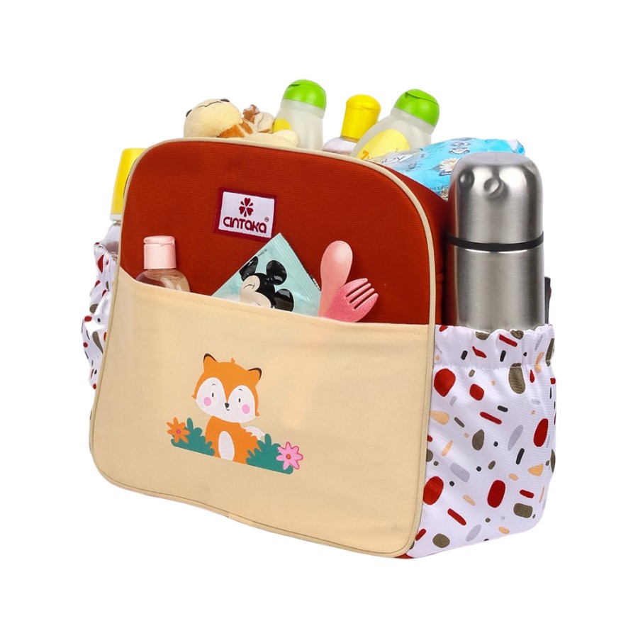 Cintaka Tas Bayi Medium Saku Print Fox Series - CBT 2852