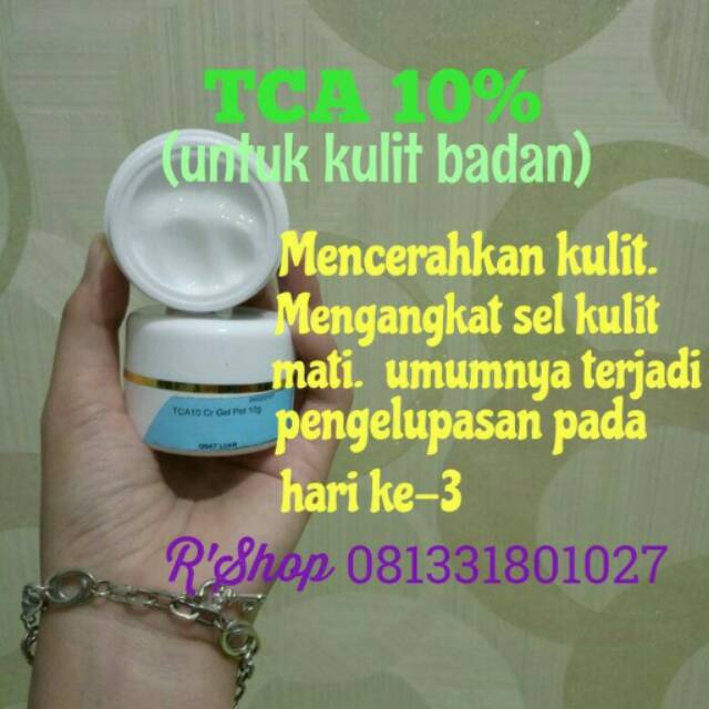TCA 10% gel / home peeling / peeling badan / TCA 10 %