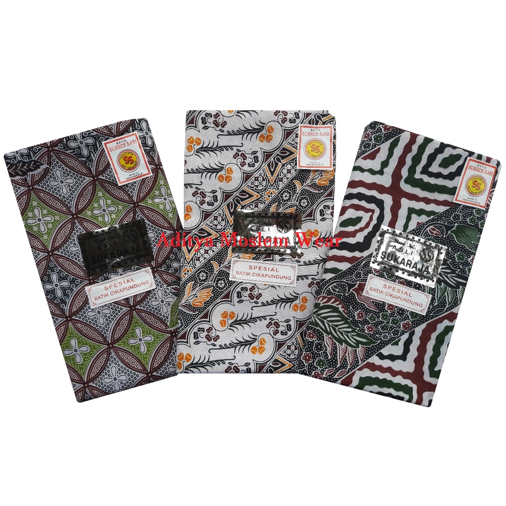 KAIN PANJANG / KAIN JARIK BATIK SUKARAJA / KAIN SAMPING KEBAT PANJANG