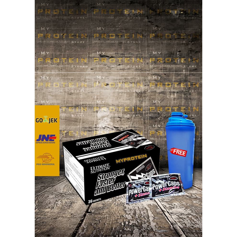 Suplemen Fitness | Ultimate Nutrition UN PowerCaps Box, 36 sachets (72caps) Power Caps