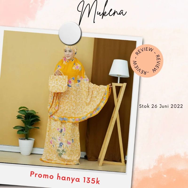 Mukena Batik Pekalongan Rayon Samitex Jumbo Dewasa